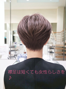 ショートヘア好きの方 Visage Staff Blog